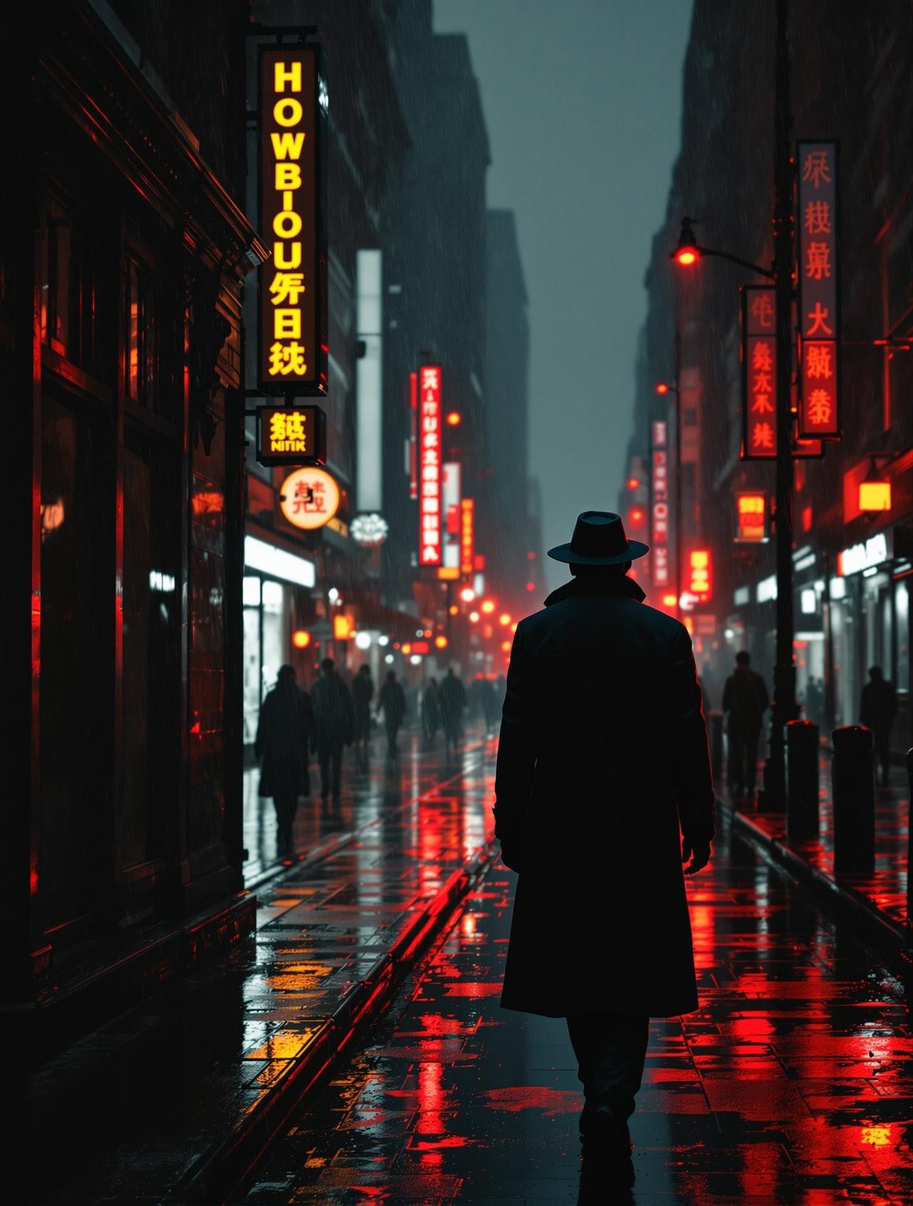 大猫影院作品《暗夜追凶》海报
